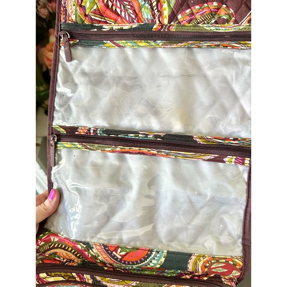 Vera Bradley hanging organizer in Heirloom Paisley Pattern